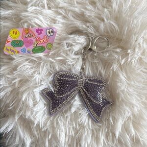 Sparkling Bow Bag Charm/ Keychain